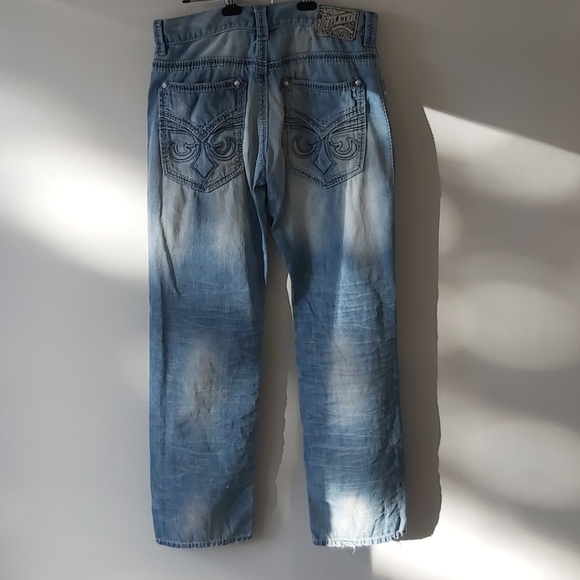 Affliction Ace Black Premium Jeans Size 32 - Picture 7 of 10